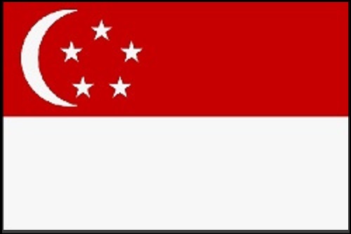 flag singapur strich
